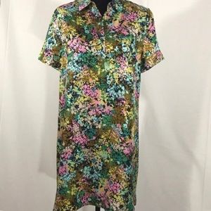J. Crew Silk Floral Dress